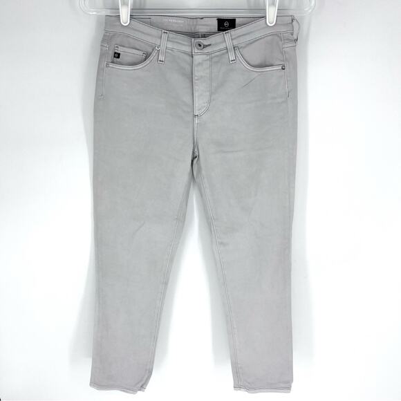 AG Adriano Goldschmeid The Prima Crop Beige Size 27 R - Picture 1 of 9